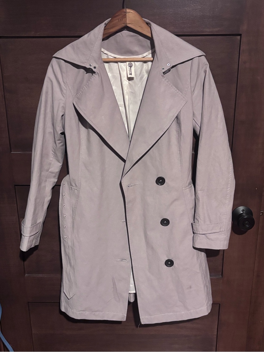 ARTKA Women's Double-Breasted Trench Coat up
